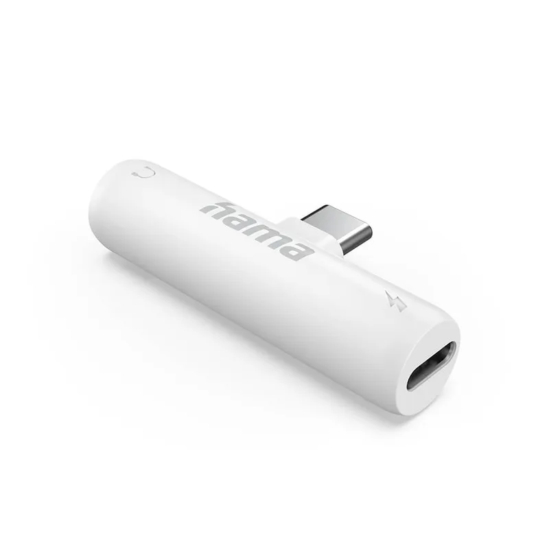 Hama ljudadapter USB-C, vit