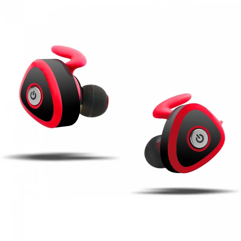 KitSound Comet in-ear-hörlurar, trådlösa, röda