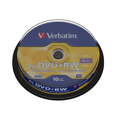 Verbatim - DVD+RW x 10 - 4.7 GB