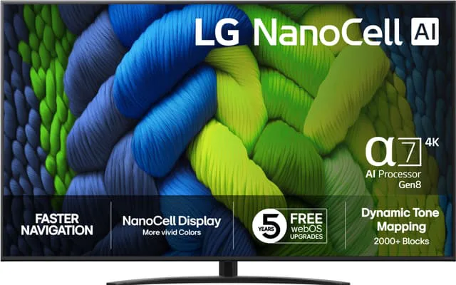 LG 75" NANO 82 4K NanoCell TV