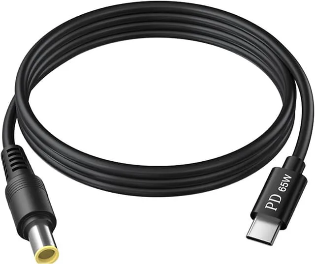 NÖRDIC Laptop Laddnings-kabel USB-C till DC5.5x2.5mm