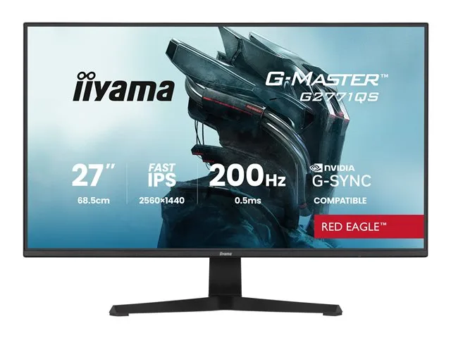 iiyama G-MASTER Red Eagle G2771QS-B1 27" spelskärm WQHD