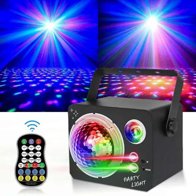 MTK Roterande Magic Ball Laser Light RGB