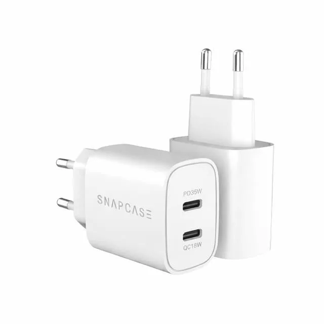Snapcase 35w GaN Adapter Dual USB-C