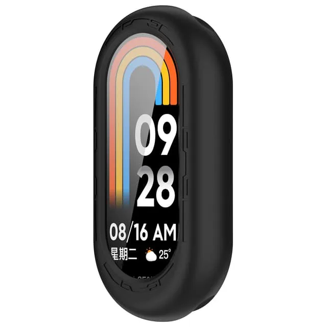 Skyddsfodral i Silikon för Xiaomi Mi Band 9/9 NFC Svart