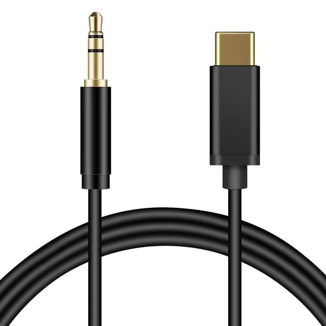 INF Type-C till 3.5mm Ljudkabel: För Bil