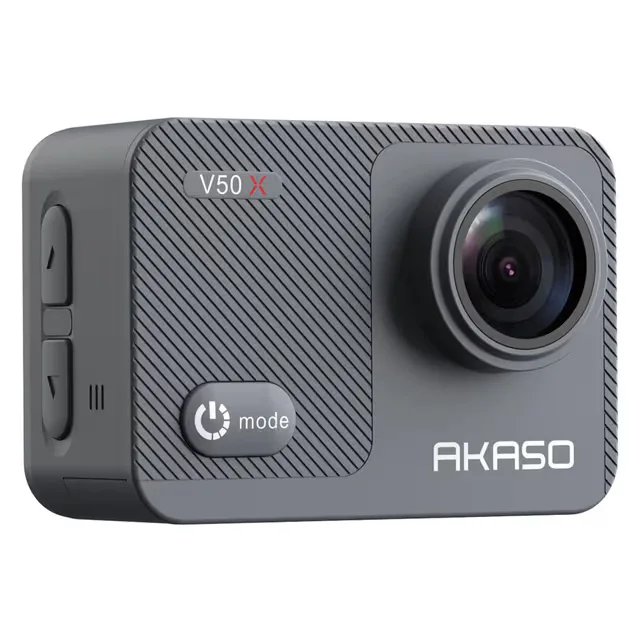 AKASO V50 X Action Camera, 4K/30FPS, Touchscreen, EIS, Waterproof Case