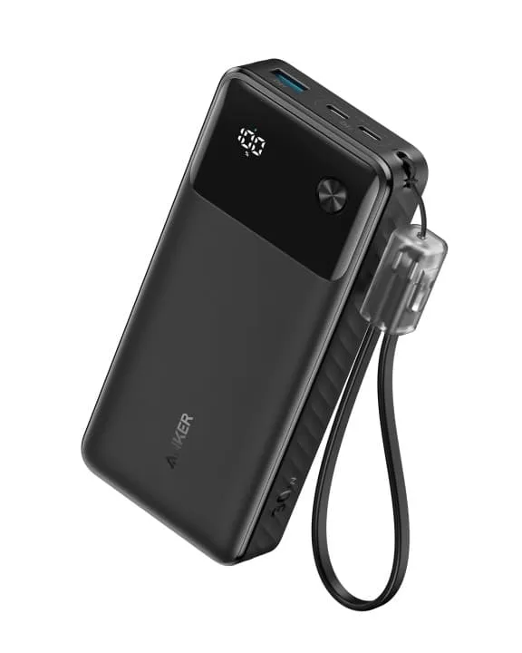 Anker 545 Nano Power Bank 10000mAh, PD 30W 2C/2A, Waterproof