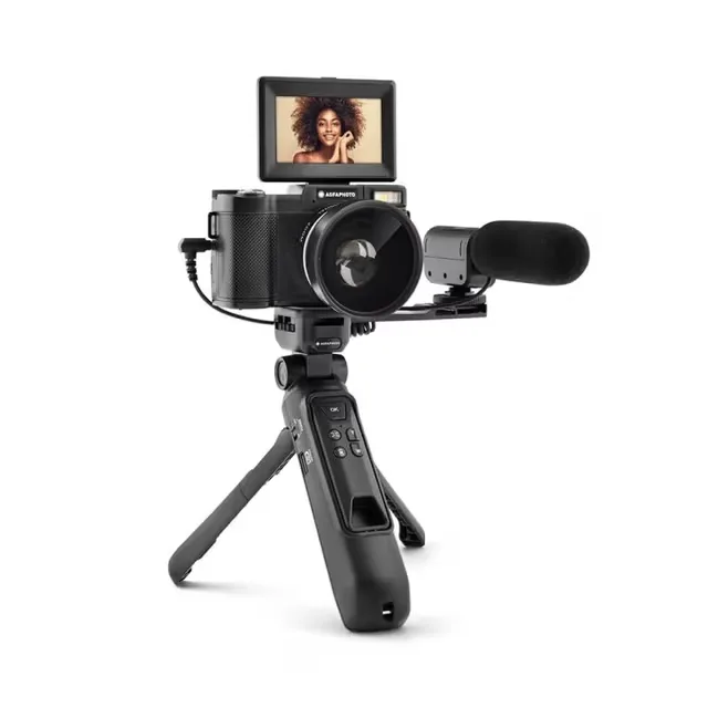 AgfaPhoto Realishot VLG-4K, 24 MP, CMOS, 4K Ultra HD, 250 g, Svart