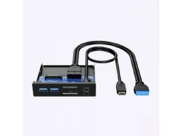 Graugear Multi Frontpanel med USB-hubb och kortläsare