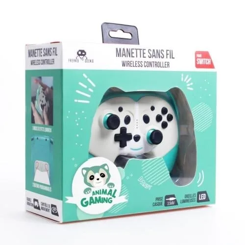 Trade Invaders Trådlös styrenhet Pandy för Switch med paddlar