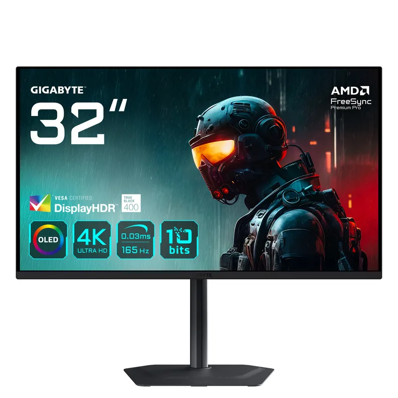 GIGABYTE MO32U 31,5" 4K OLED-skärm, svart