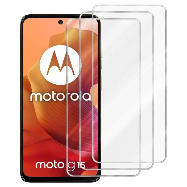 Cadorabo Motorola Moto G15 3x Skärmskydd