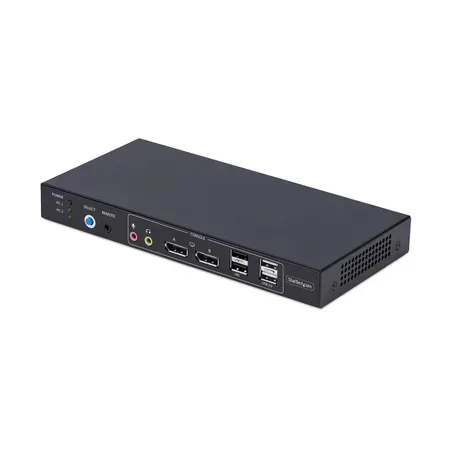 StarTech.com 2-portars KVM-switch för två skärmar, DisplayPort, 4K 60 Hz