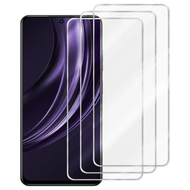 Cadorabo Realme 13 3x Skyddsglas Skyddsfilm Skärmskydd