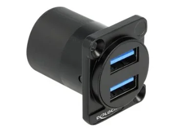 Delock D-typ modul USB 3.2 Gen 1 Type-A 2 x hona till 2 x hona