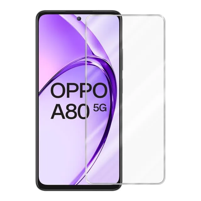 Cadorabo Oppo A80 Skyddsglas Skyddsfilm Skärmskydd