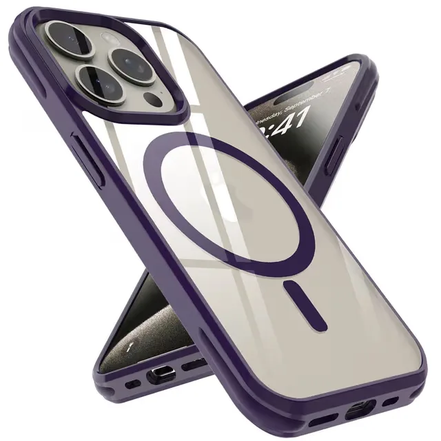 iPhone 15 PRO MAX Skal Fodral MagSafe-kompatibel