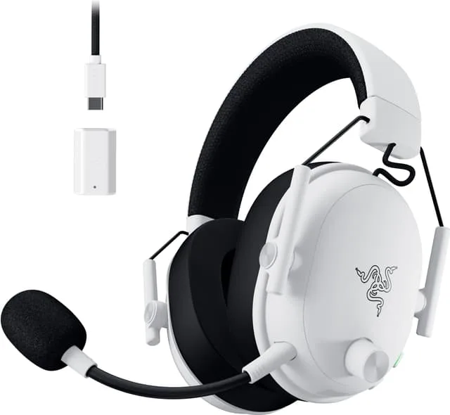 Razer BlackShark V3 Headset Kabel & trådløs Spil USB Type-A Bluetooth Hvid