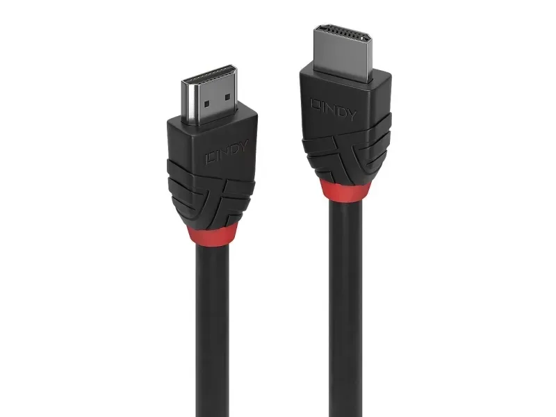 Lindy 36774 HDMI-kabel 5 m HDMI Type A (Standard) 3 x HDMI Type A (Standard) Sort