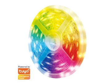 LogiLink Smart RGB+CCT (RGB + Varm-kallvit) Light-strip 5m WiFi Tuya