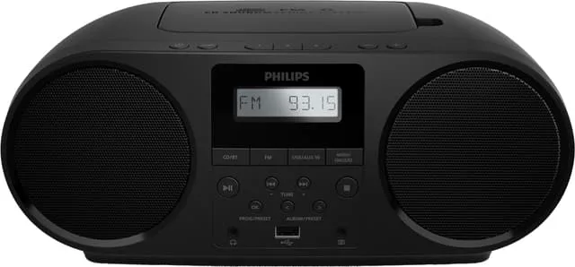 Philips - Boombox CD Radio Bluetooth TAZ5000/10 Svart - A14980
