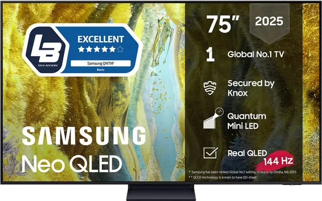 Samsung 75" QN77F Neo QLED 4K Edge MiniLED Smart TV