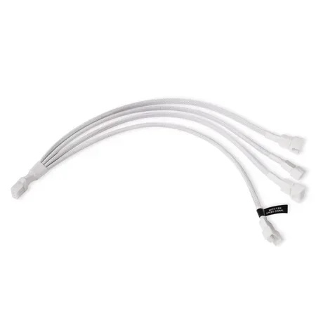 Alphacool Y-splitter 4-pin till 4x 4-pin PWM 30 cm, vit