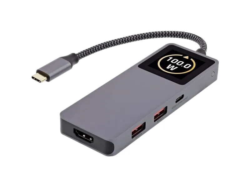 InLine 35392D, USB 3.2 Gen 2 (3.1 Gen 2) Type-C, HDMI, USB 3.2 Gen 2 (3.1 Gen 2) Type-A, USB 3.2 Gen 2 (3.1 Gen 2) Type-C, 10000 Mbit/s, 3840 x 2160