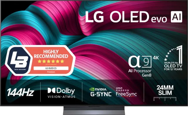 LG 65" C5 4K OLED evo TV (2025)