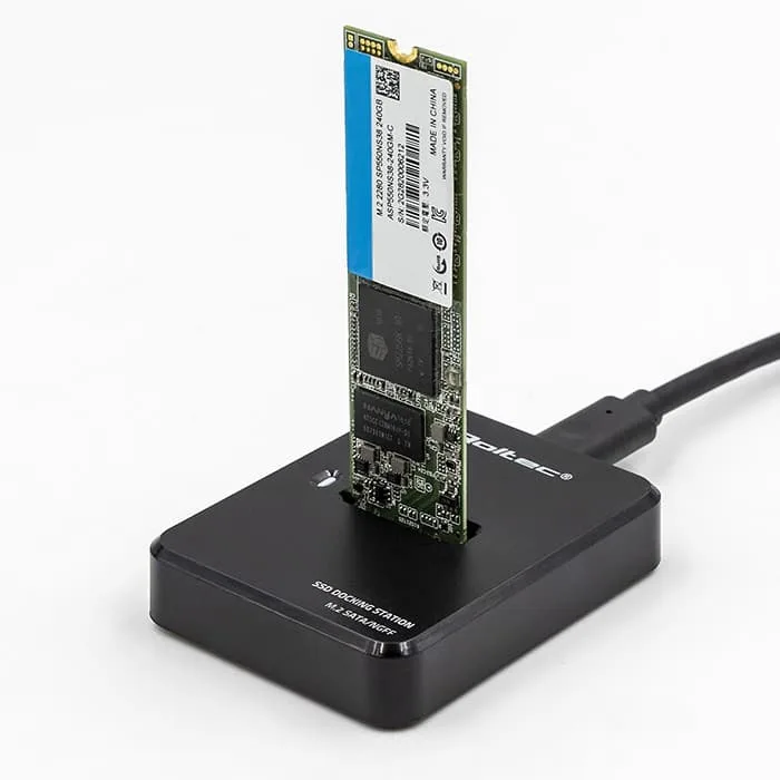 Qoltec SSD-dockningsstation M.2 SATA