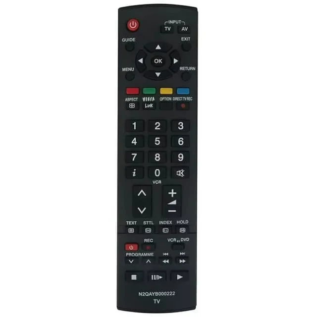 MTK Fjärrkontroll Ersättning för N2QAYB000222 För Panasonic
