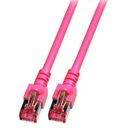 EFB Elektronik K5519.0,5 nätverkskabel Cat6 S/FTP 0,5 m magenta