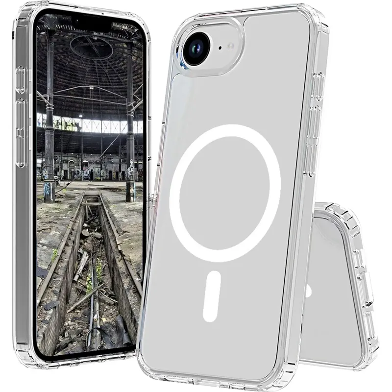 JT Berlin BackCase Pankow Clear MagSafe skal för iPhone 16e, transparent