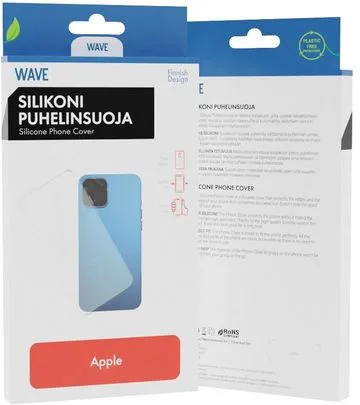 Wave silikonskydd för iPhone 11 Pro, transparent