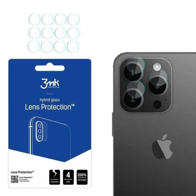 3MK iPhone 15 Pro Max    Kameralinskydd