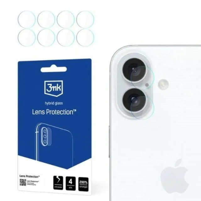 3mk iPhone 16 Kameralinskydd