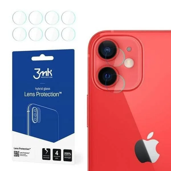 3MK (4st) iPhone 12 Mini Kameralinskydd