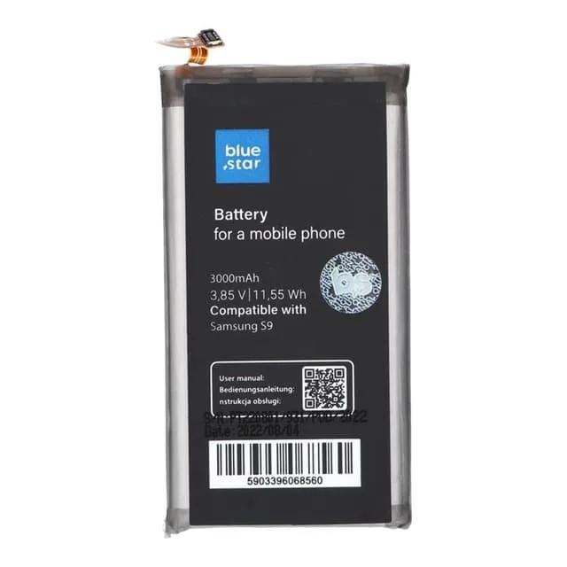 OEM Blue Star Samsung S9 Batteri 3000