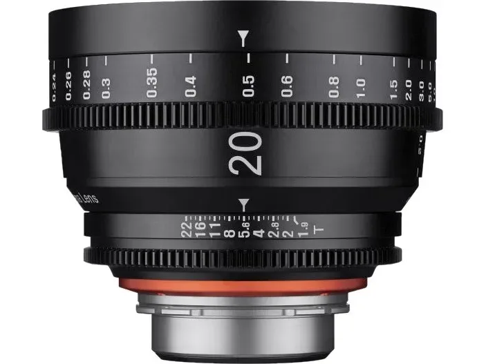 Samyang XEEN 20mm T1.9, Ultravidvinkelobjektiv, PL-fäste