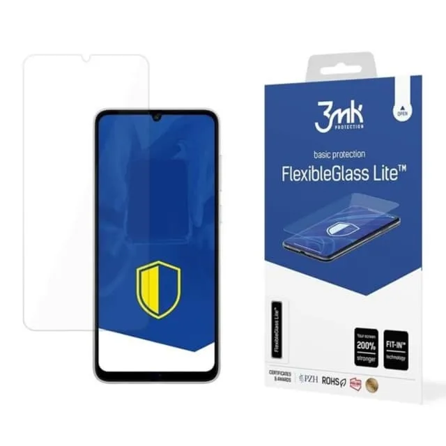 3MK Galaxy A05s Hybrid Okrossbart Glas FlexibleGlass
