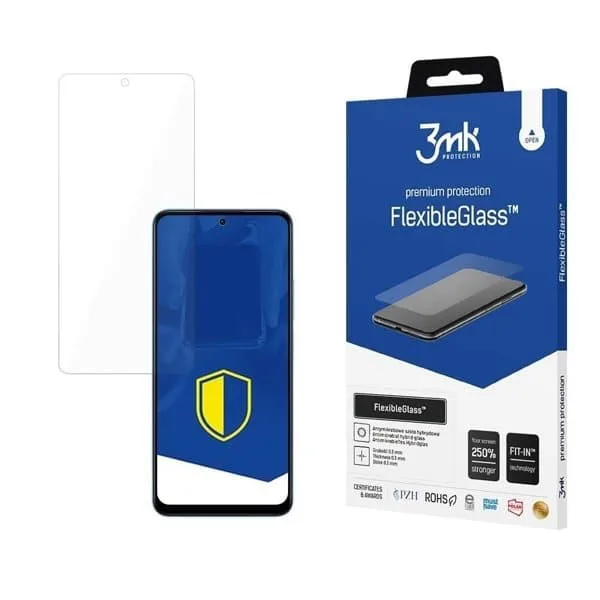3MK Redmi 12 Hybrid Okrossbart Glas FlexibleGlass