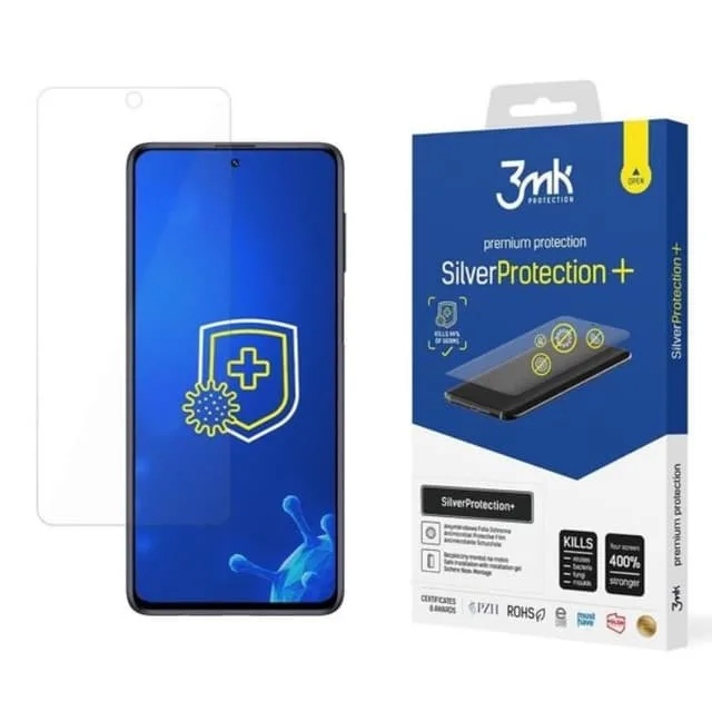 3MK Galaxy M51 Plastfilm skärmskydd Silver Protection+
