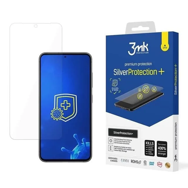 3MK Galaxy S24 Plastfilm skärmskydd Silver Protection+