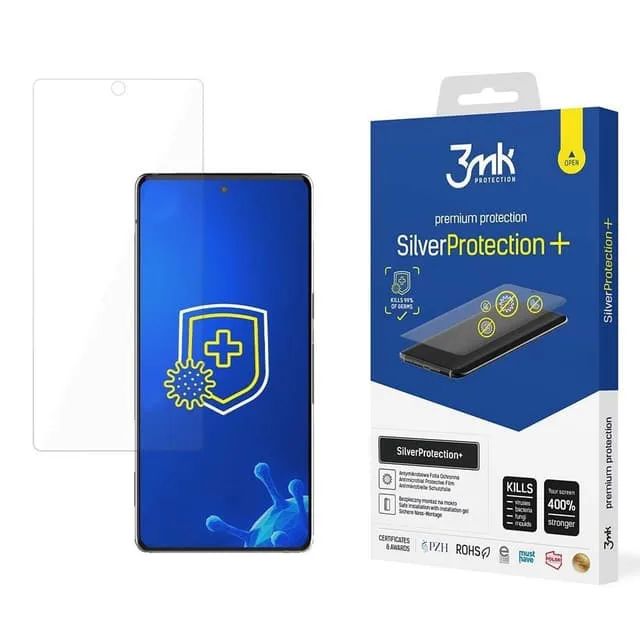 3MK Google Pixel 6 Pro Plastfilm skärmskydd Silver Protection+