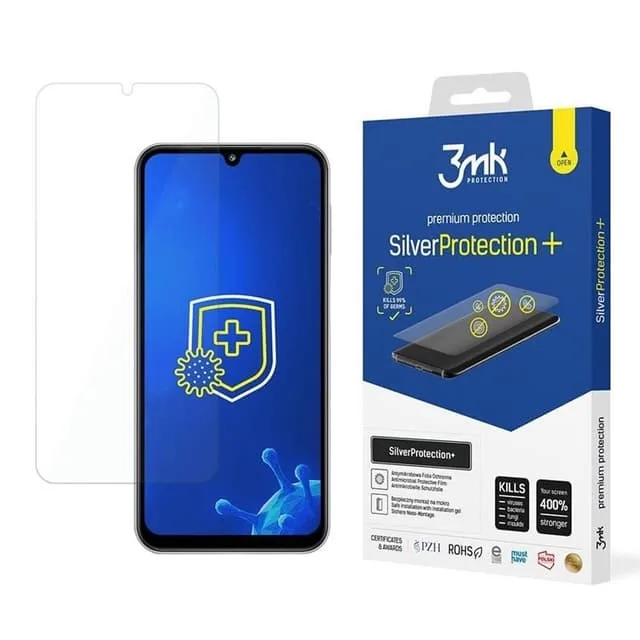 3MK Galaxy M34 Plastfilm skärmskydd Silver Protection+
