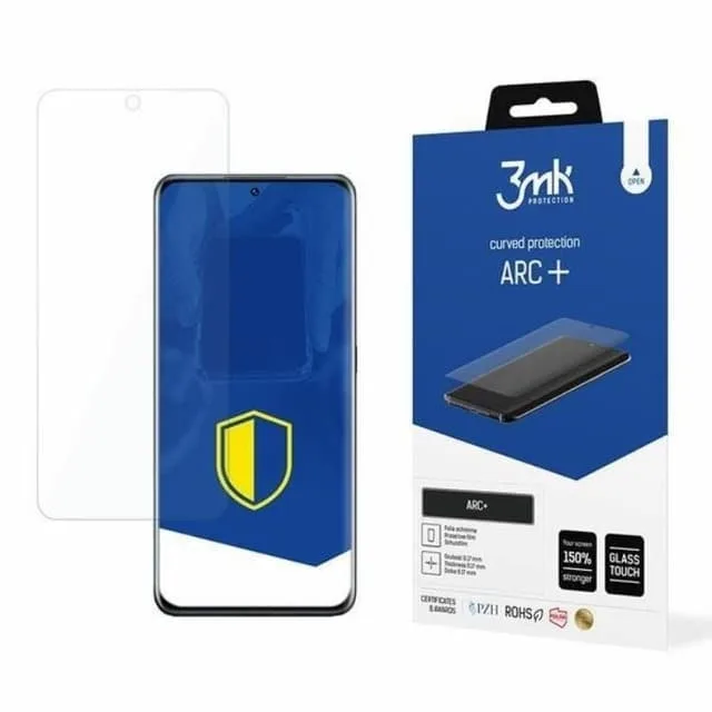 3MK Xiaomi 12/12X Plastfilm Skärmskydd ARC+ Transparent