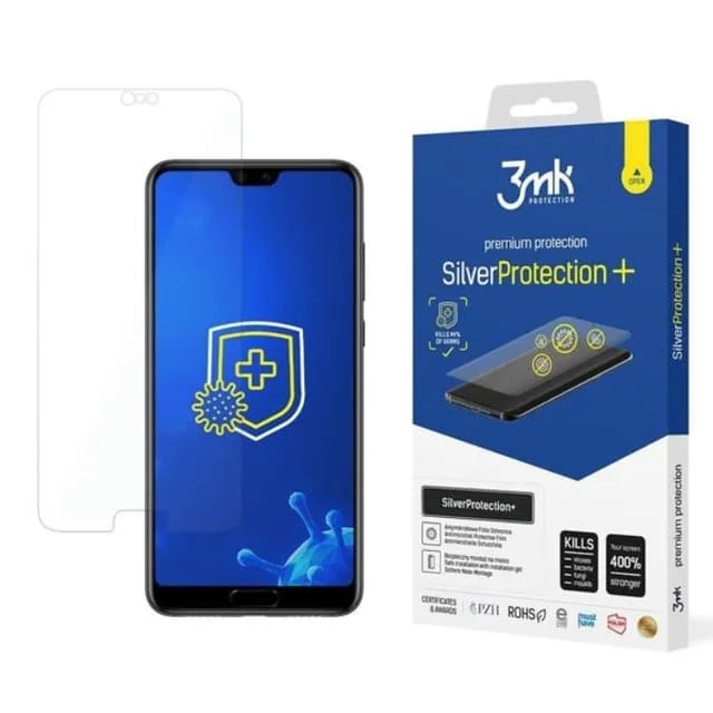 3MK Huawei P20 Pro Plastfilm skärmskydd Silver