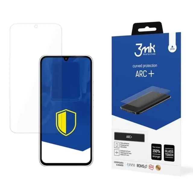 3MK Galaxy A35/A55 5G Plastfilm Skärmskydd ARC+