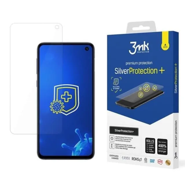 3MK Galaxy S10e Plastfilm skärmskydd Silver Protection+